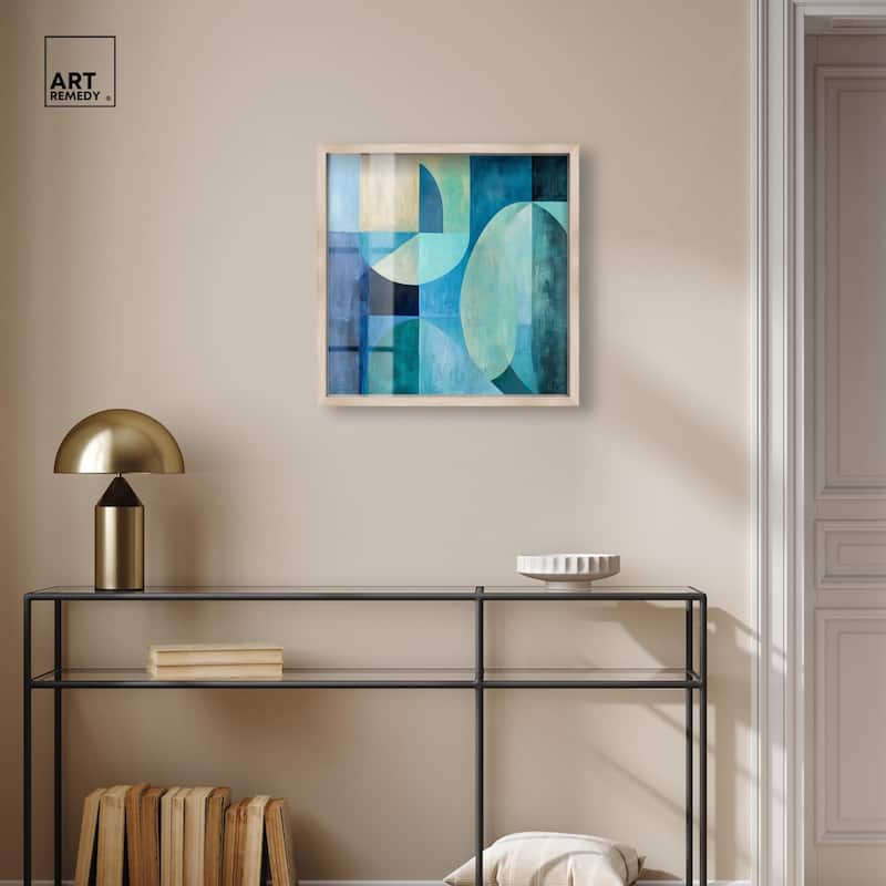 Color Blocks II Shadowbox by Art Remedy