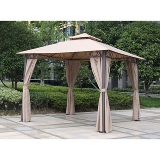 Kitts 10-Foot Square Dome Top Gazebo Details about   St 
