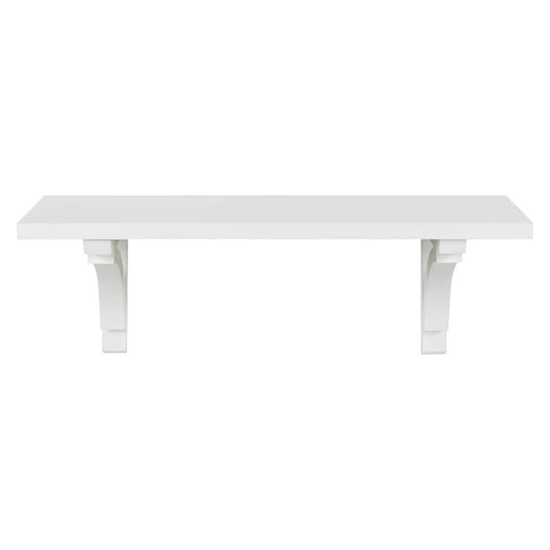 Kate and Laurel Corblynd Traditional Wood Wall Shelf