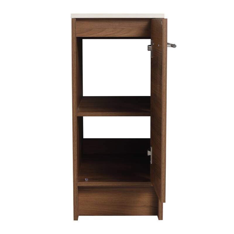 ARTCHIRLY 24/36/48/60 Inch Bathroom Vanity with Sink, Freestanding Bathroom Vanity with Soft Close Door and Shelf