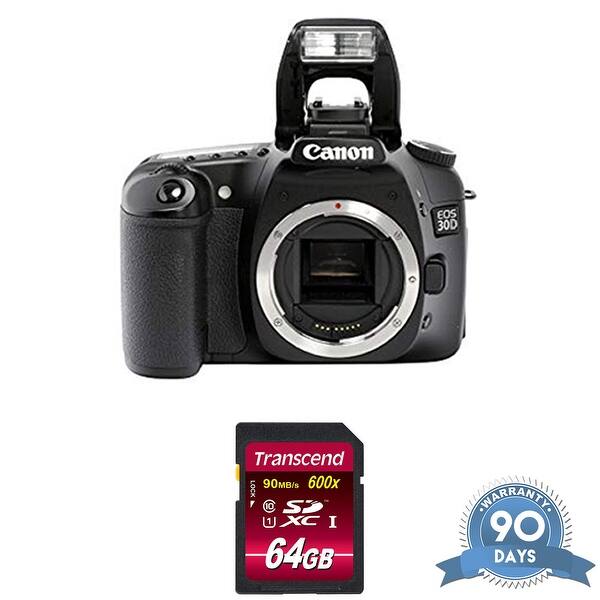 Shop Canon Eos 30d Slr Digital Camera Camera Body W Memory Card Overstock 28992339
