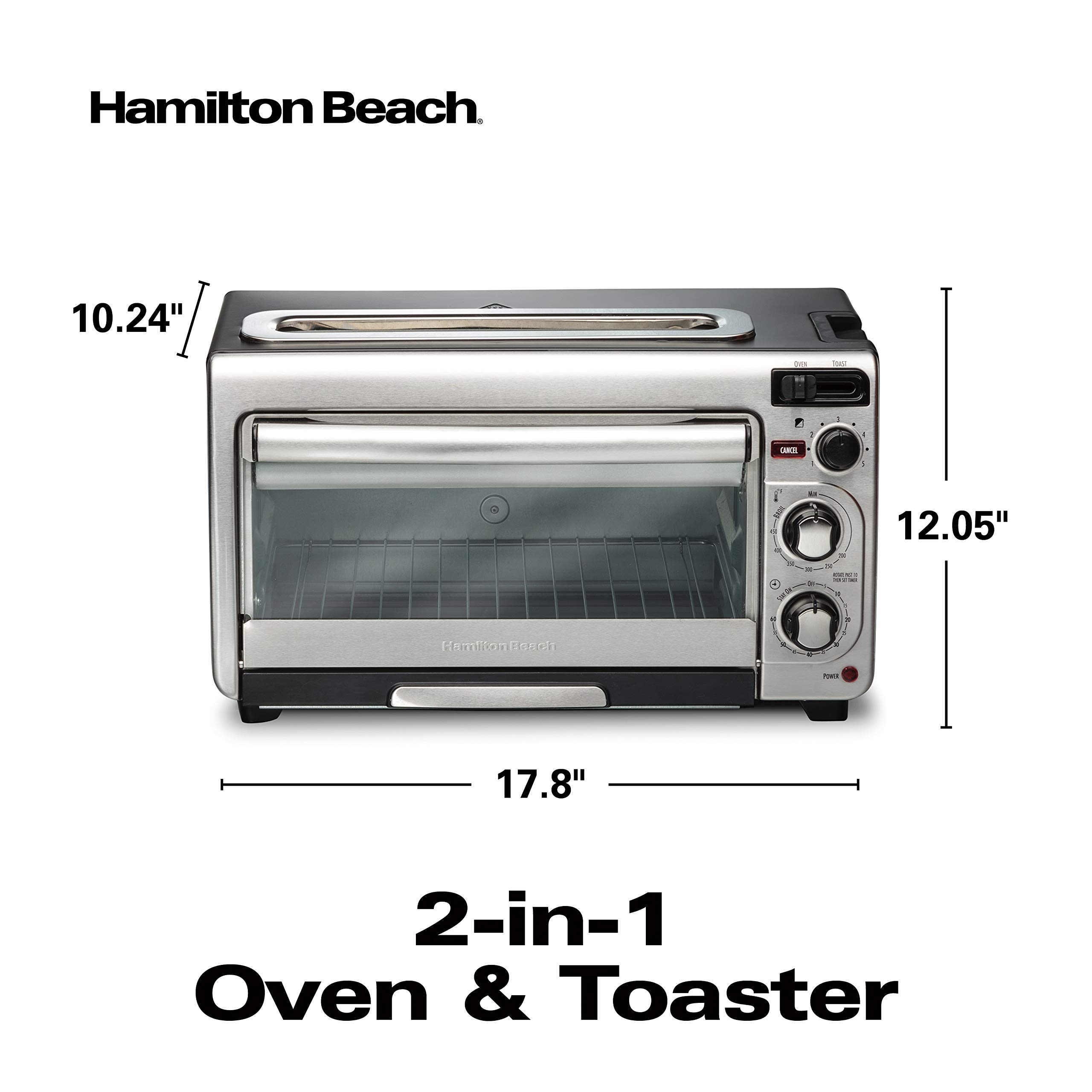 Toaster oven online with toaster slots