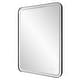 preview thumbnail 7 of 6, LED Lighted Large Rectangular Vanity Wall Mirror - 40"
