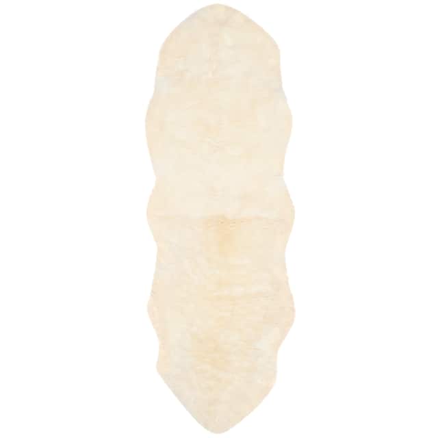 SAFAVIEH Handmade Sheepskin Aybek Genuine Pelt Rug