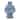 Elk Home Derry Blue Glazed Earthenware 6 Inch Wide Vase