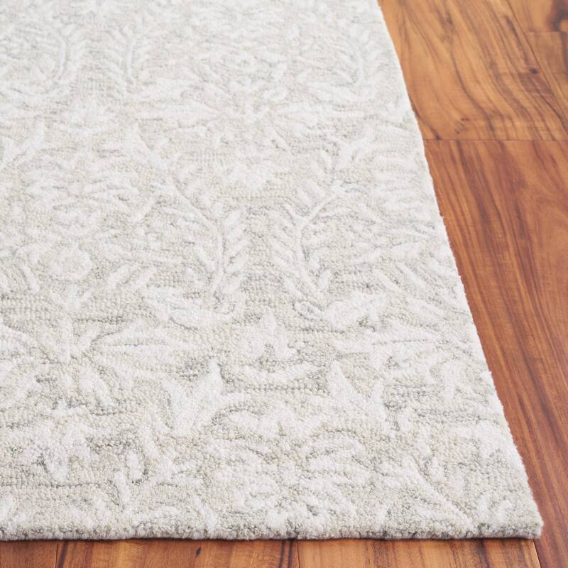 SAFAVIEH Handmade Ebony Lelioara Modern & Contemporary Wool Rug