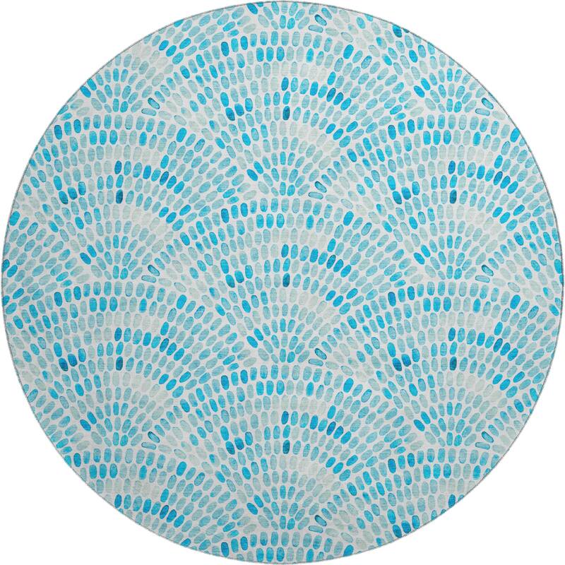Premium Washable Super Soft Contemporary Mosaic Mayfield Rug