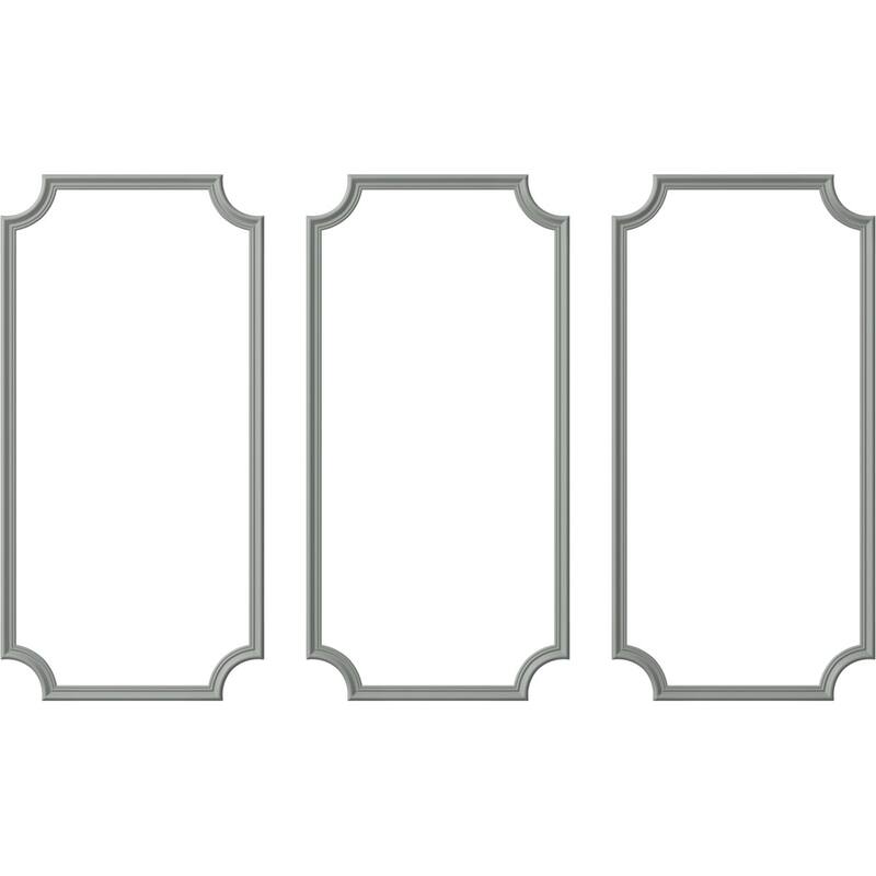 Claremont Panel Moulding Kit - 31"W x 62"H - Triple Pack