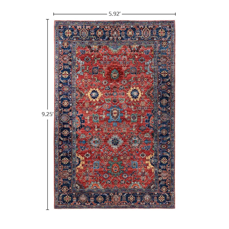 Serapi, One-of-a-Kind Hand-Knotted Area Rug - 5' 11" x 9' 3"