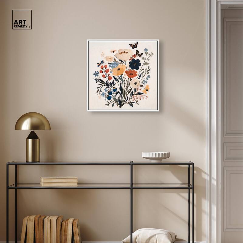 Garden of Threads I Canvas by Art Remedy