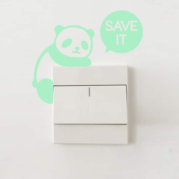 slide 2 of 2, Walplus Peel and Stick Glow In The Dark Bear Wall Sticker Home Room Decor