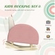 preview thumbnail 4 of 7, Kids Rocking Chair, Princess Crown Toddler Chair, Children's Armchair Rocker with Rainbow Backrest