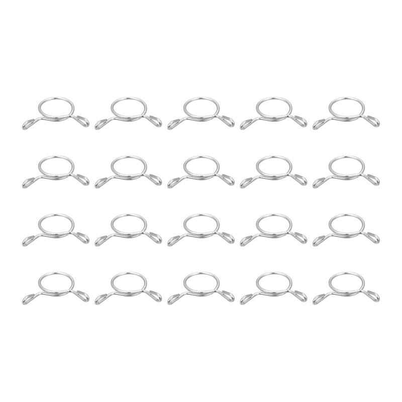 Fuel Line Hose Clips, 304 Stainless Steel Tubing Spring Clamps for Motorcycle