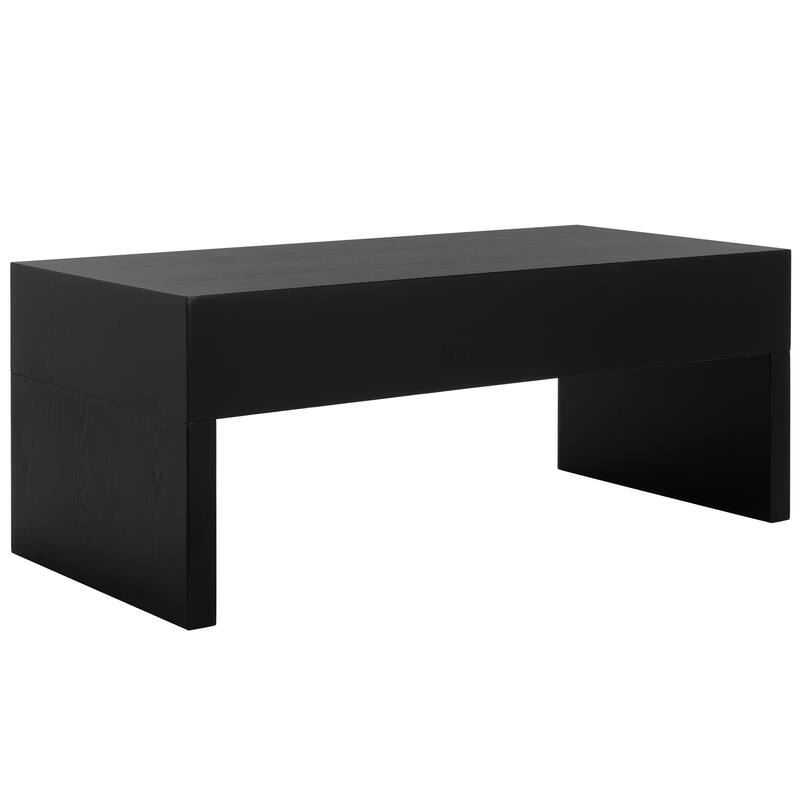 SAFAVIEH Home Collection Rune Coffee Table W/ Drawers - 47" L x 24" D x 20" H