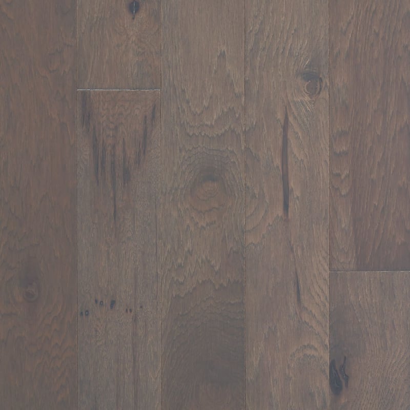 Shaw Alpine Hickory 6-3/8" Wide Smooth Engineered Hardwood Flooring - - Metro Brown
