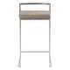 preview thumbnail 48 of 107, Lumisource Stackable Counter Stool with Camel Faux Leather - Set of 2 - 16"Lx17.5"Wx31"H