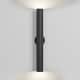 preview thumbnail 23 of 28, LamQee Modern Black Aluminum Cylinder LED Outdoor Wall Lights