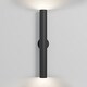 preview thumbnail 28 of 28, LamQee Modern Black Aluminum Cylinder LED Outdoor Wall Lights