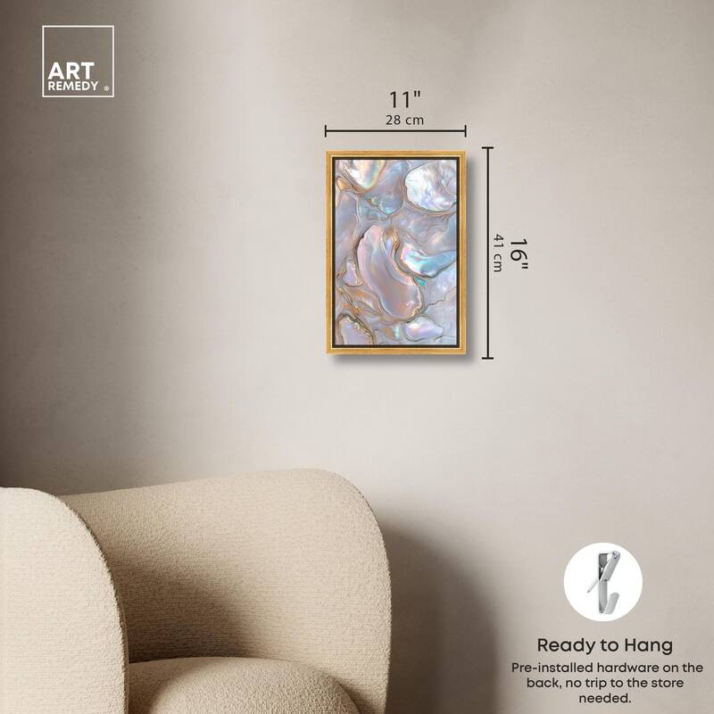 Fluid Preciousness III Canvas by Art Remedy