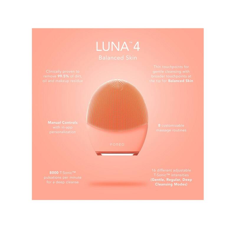 Foreo LUNA 4 Facial Cleansing & Firming Massage for Balanced Skin