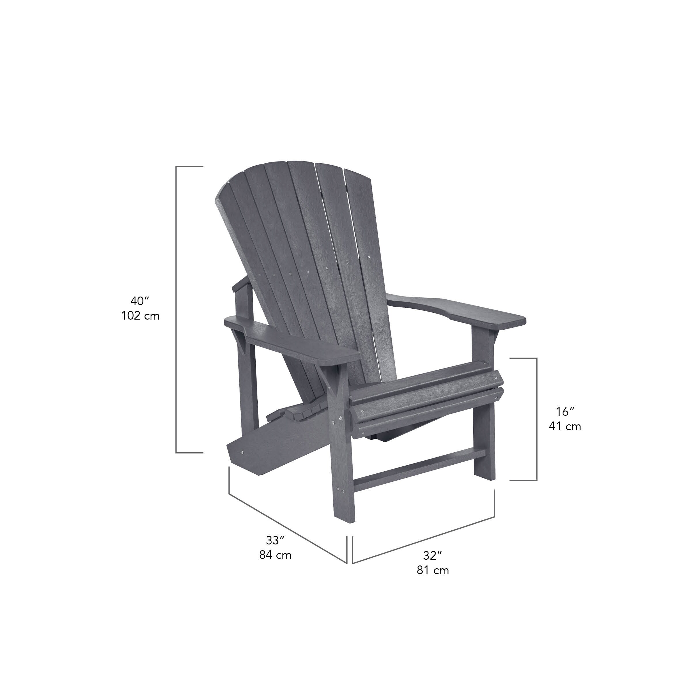 C.R. Plastics Generation Adirondack Chair - Overstock - 20534822