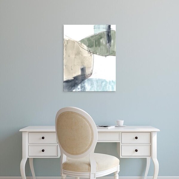 Easy Art Prints Jennifer Goldberger's 'Verdant Divide II' Premium Canvas Art