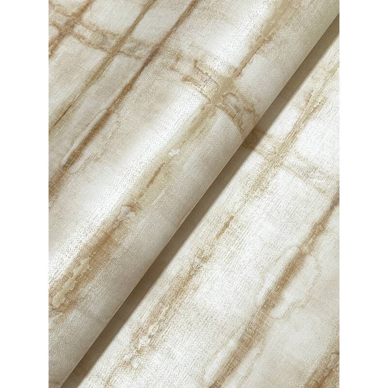 A-Street Prints Modulus Wheat Geometric Stripe Wallpaper