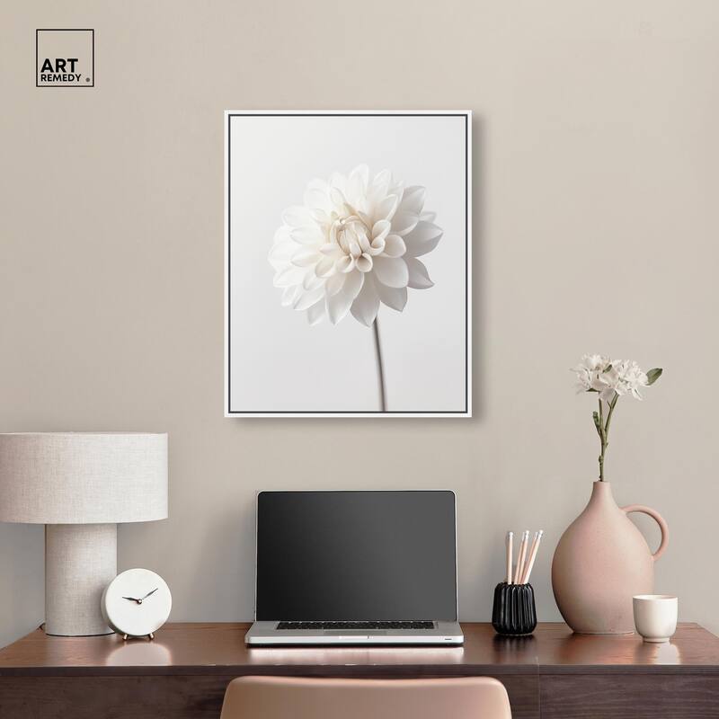 Pristine Blossom I Canvas by Art Remedy