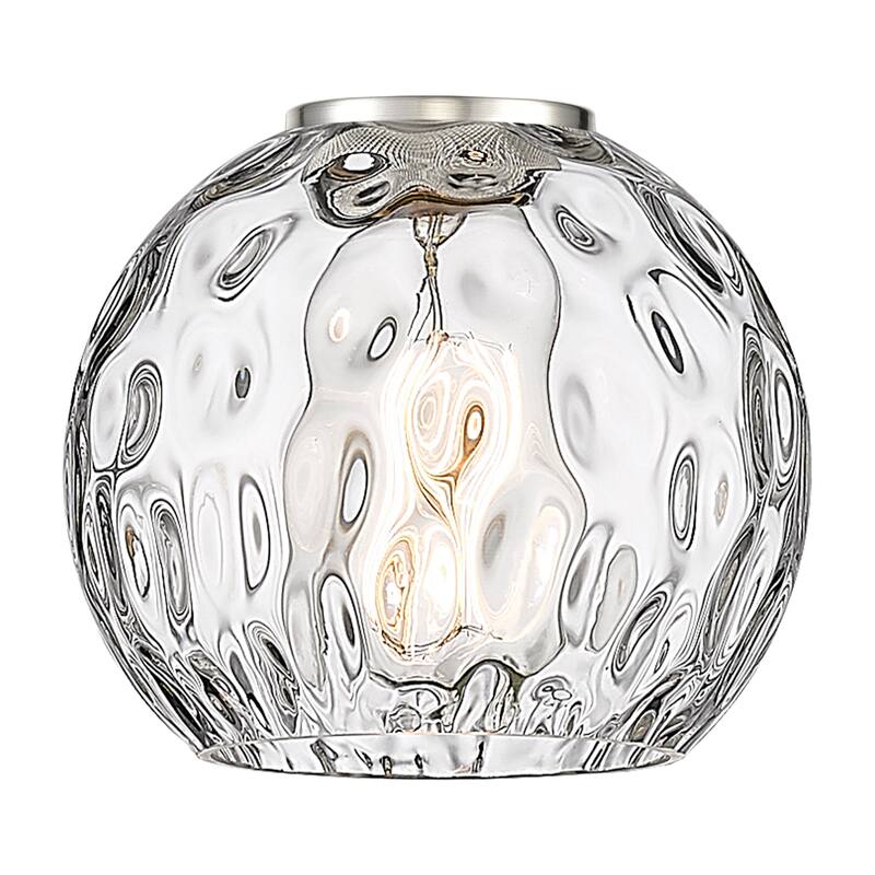 Innovations Lighting Athens Water Glass 3 Light 26" Bath Vanity Light - 6" Shade
