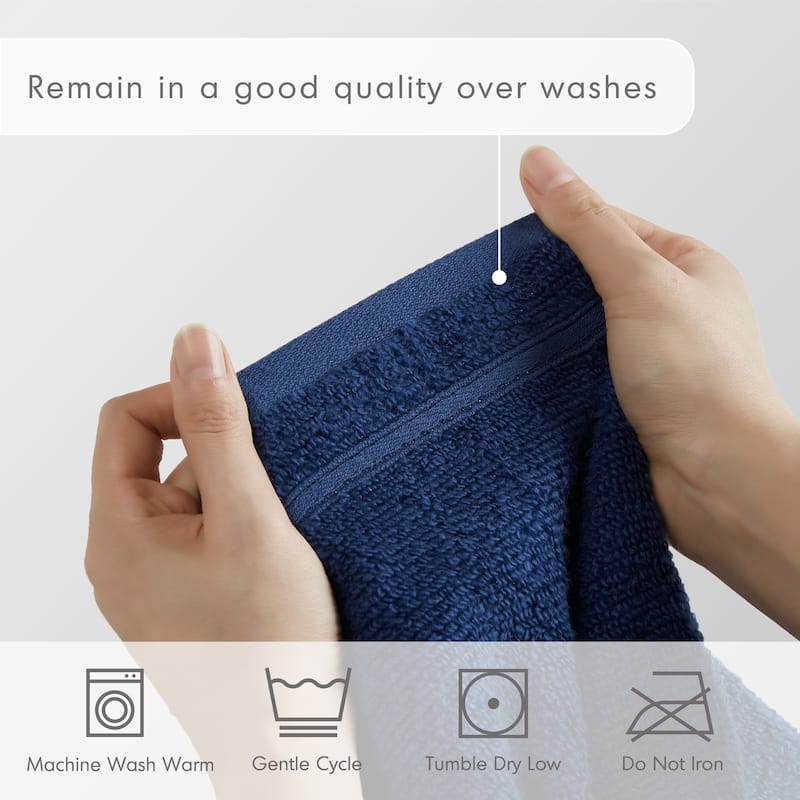 Chelsea Square 400GSM Essential Bundle Quick Dry 100% Cotton 12pc Towel Set