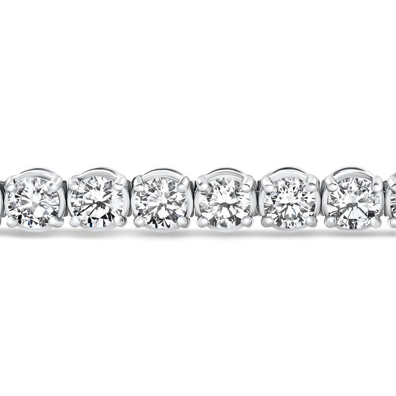 19.00Ct Diamond 21 Gram Tennis Bracelet White Gold 7" Lab Grown