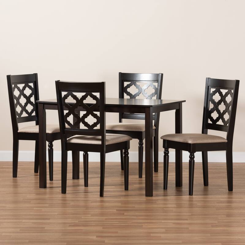 Ramiro Modern and Contemporary Transitional 5-Piece Dining Set