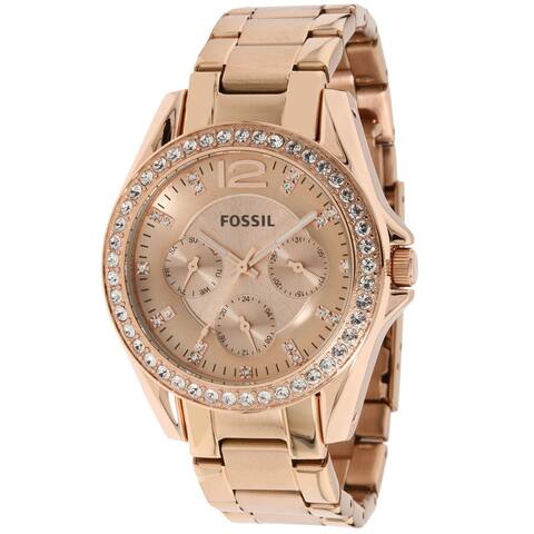 Fossil Women's Rose Gold dial Watch - One Size