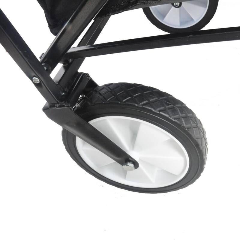 Multifunctional Folding Cart with 360° Rotating Wheels