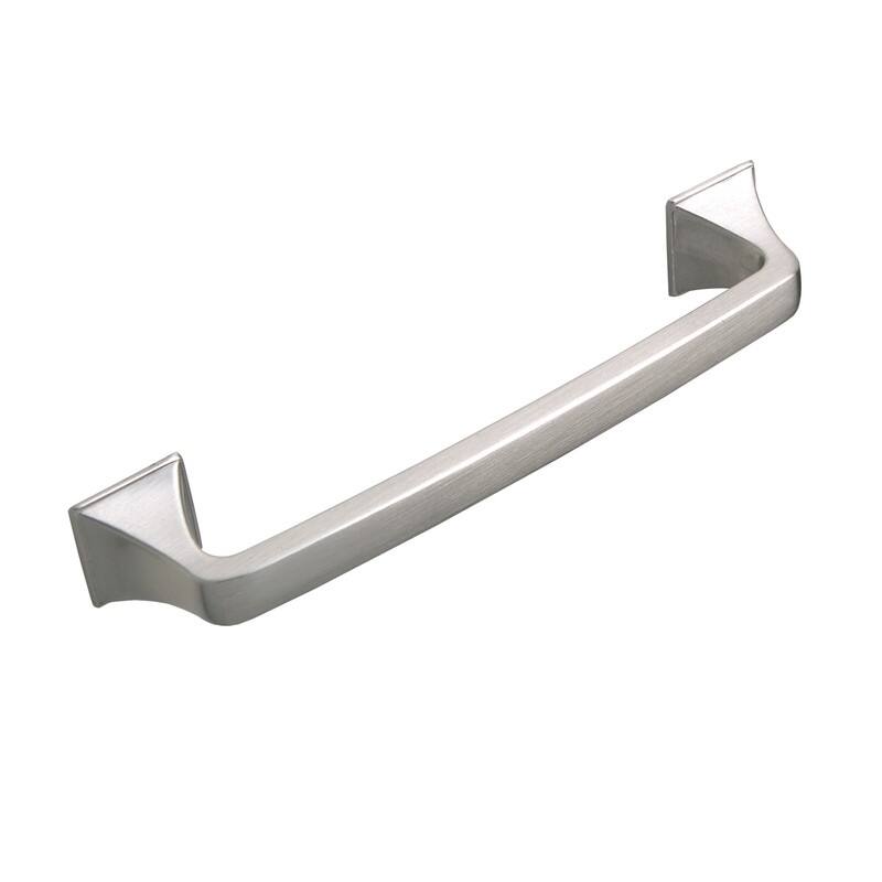 Utopia Alley Brax Brushed Nickel Cabinet Pull, 5.1" Center to Center