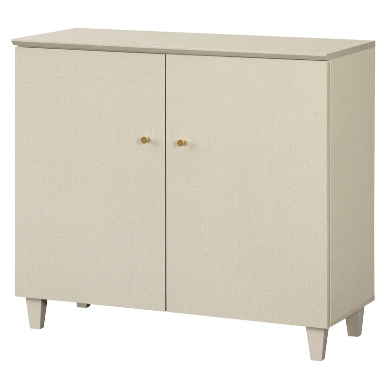 Buffet Cabinet with 3 Compartments for Dining Room, 32.4"H Sideboard