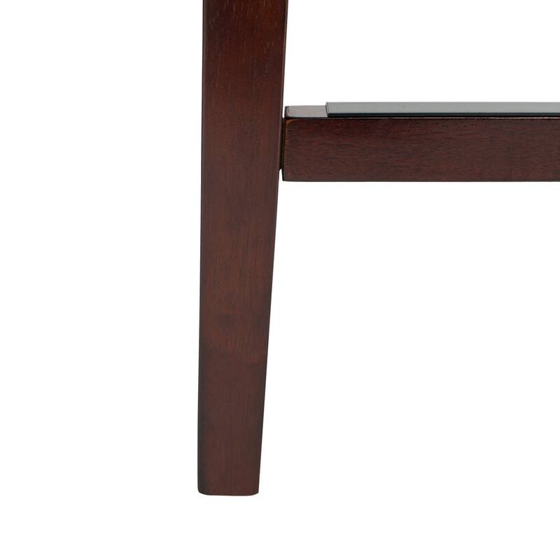 SAFAVIEH Vivien 27-inch Tufted Counter Stool (Set of 2) - 19Wx23Dx40H
