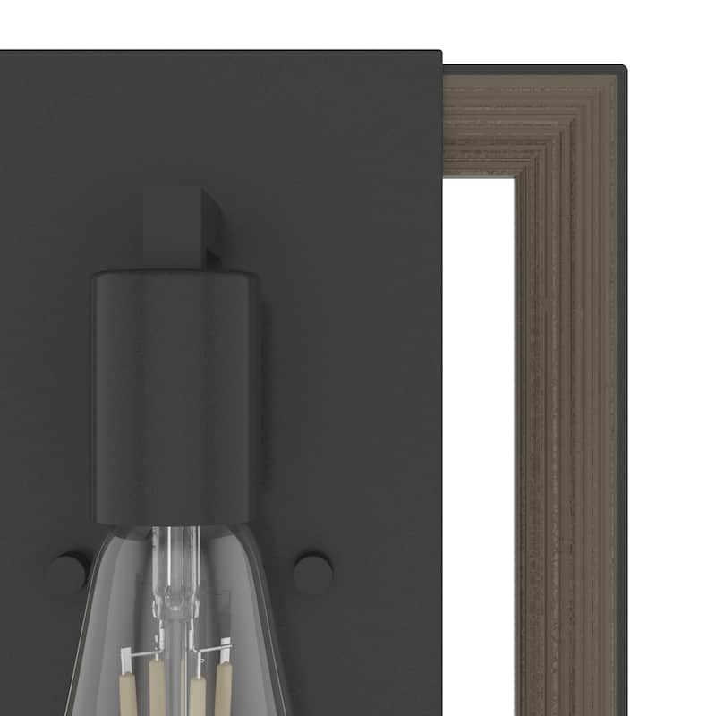 Hunter Woodburn Wall Sconce - Hallway, Bedroom, Artwork - Industrial, Rustic, Transitional - Damp Rated!