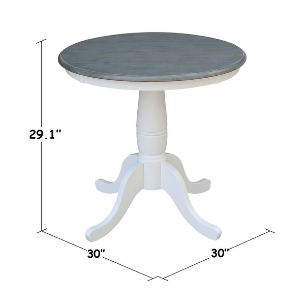 International Concepts 30 inch Round Pedestal Table On Sale