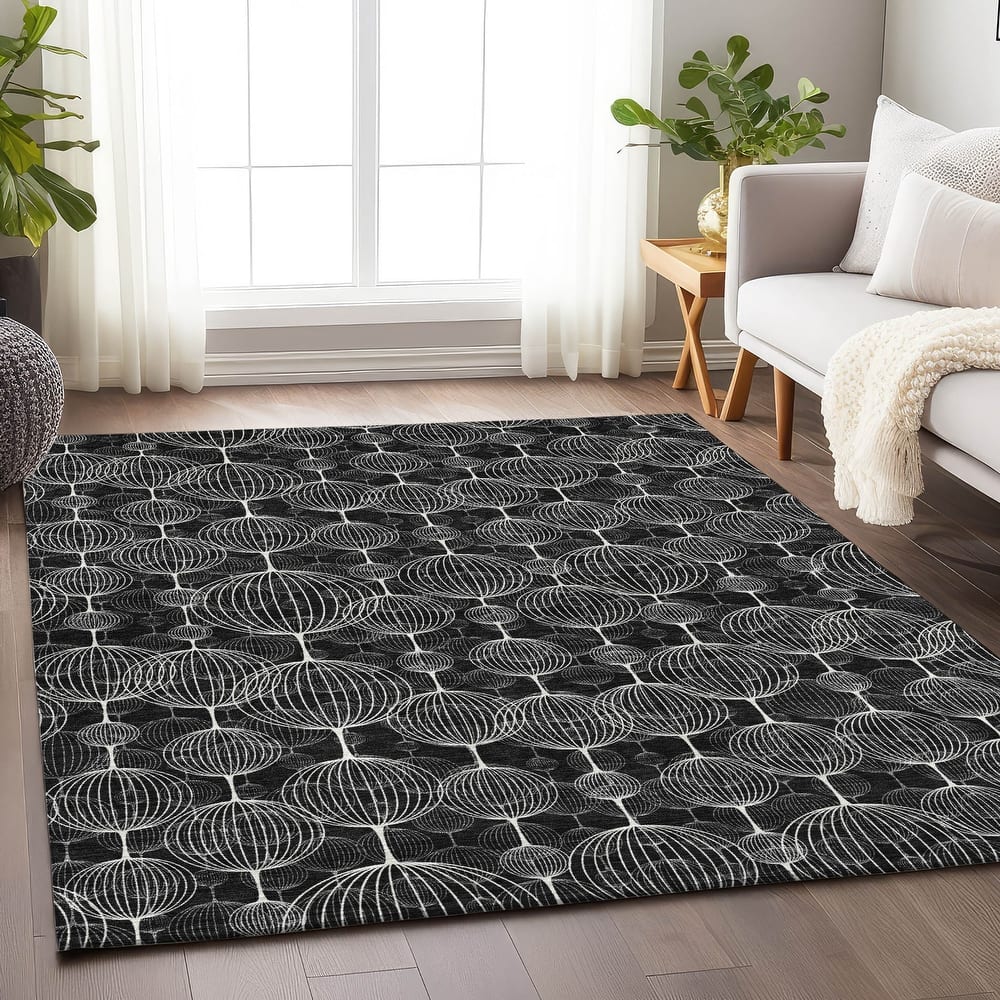 Premium Washable Super Soft Modern Chic Stripe Mayfield Rug