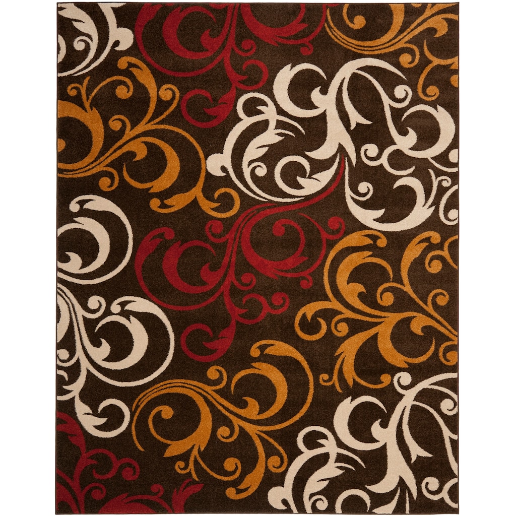 SAFAVIEH Newbury Eloisa Modern Floral Scrolls Rug