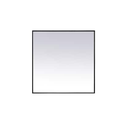 Indigo Home Metal Frame Square Mirror 30 inch