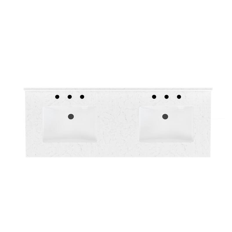 36 Inch Bathroom Vanity with Sink, Soft-Close Sliding Drawers & Cabinet, Bathroom Vanity Cabinet Set in White