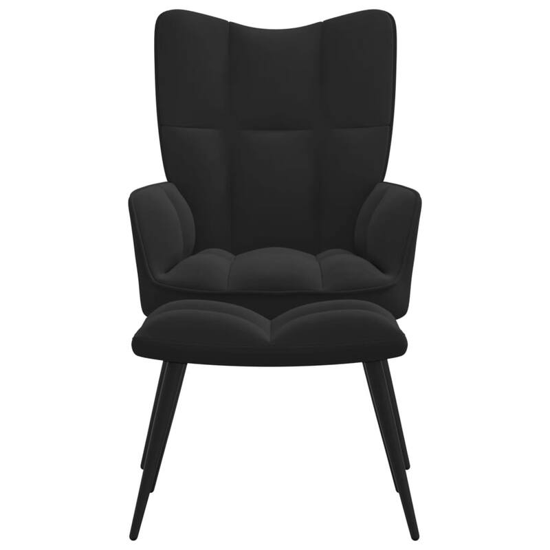 vidaXL Relaxing Chair multi colors Velvet