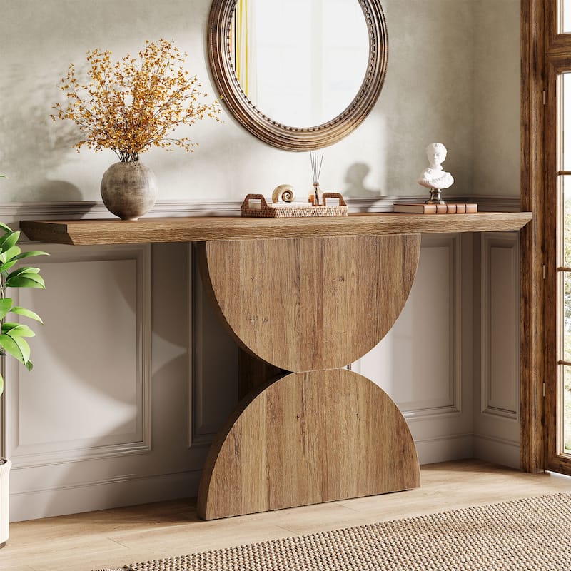 63-Inch Console Table for Entryway