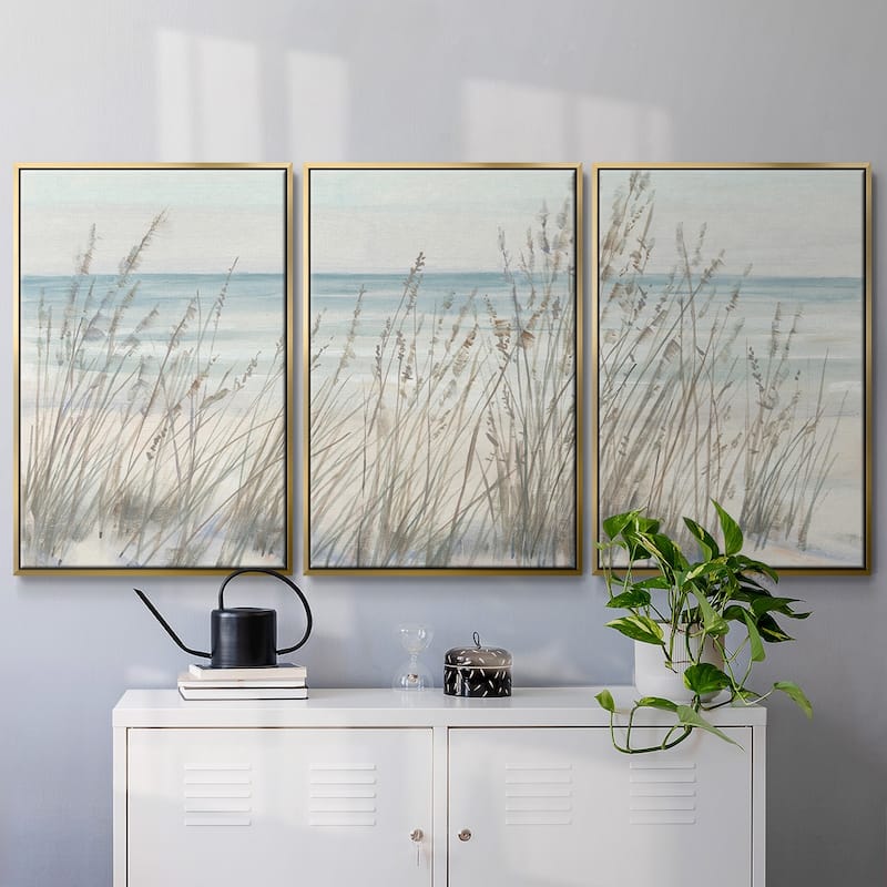 Beach Grass II - Multi Piece Framed Canvas