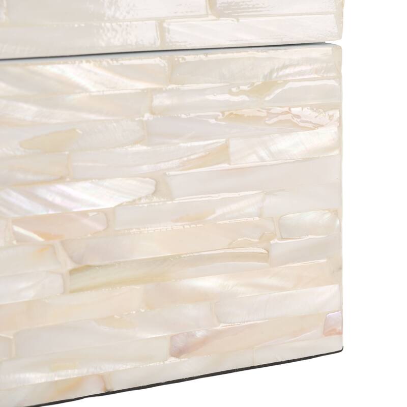 SAFAVIEH Asbjorg Set of 2 Boxes (Fully Assembled) - 9.8 In. W x 5.9 In. D x 4.9 In. H - 10Wx6Dx5H