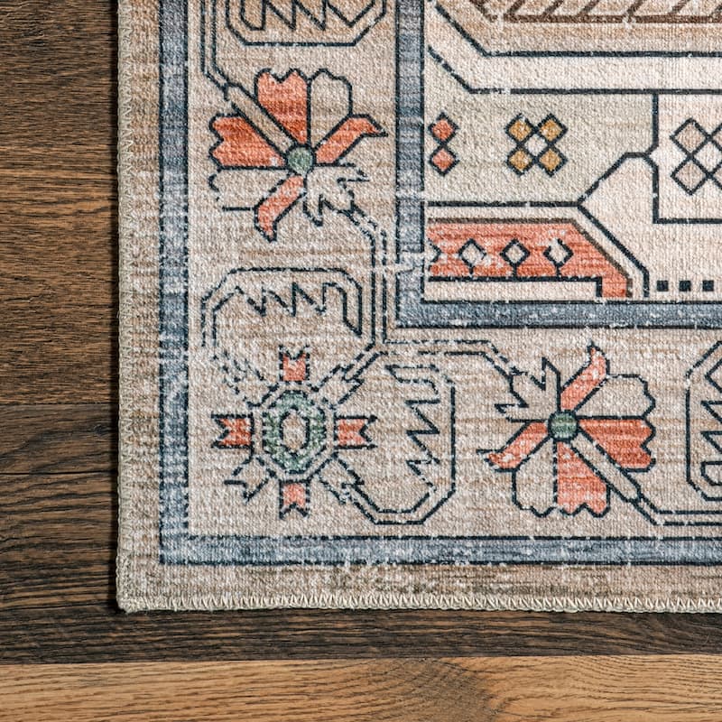 Nuloom Emerson SpinClean Persian Machine Washable Area rug