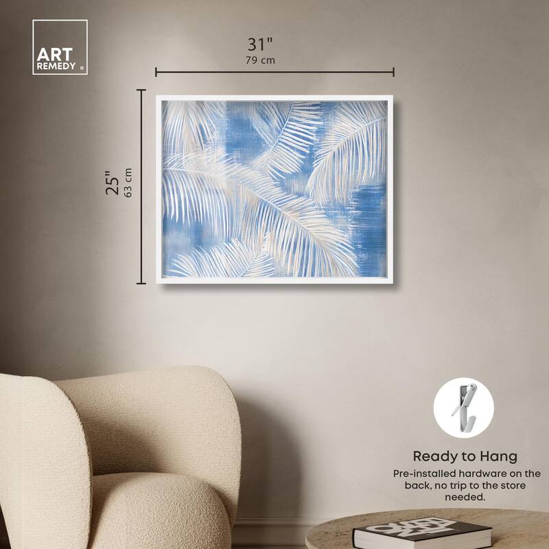 Sky Palm Silhouettes Shadowbox by Art Remedy