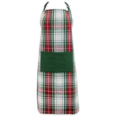 Chistmas Kitchen Apron Pocket Extra Long Ties